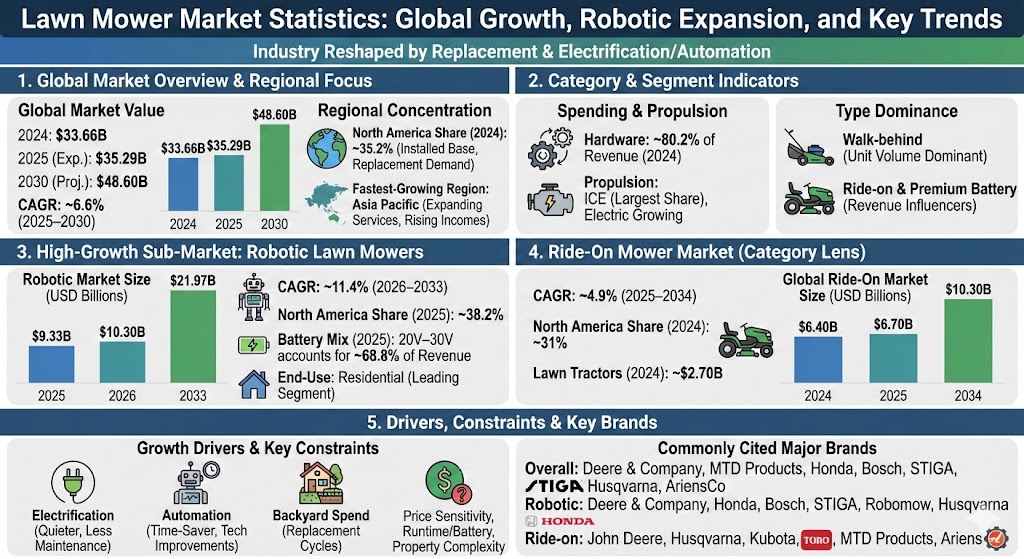 lawn mower market statistics